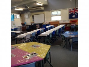 Our Classroom before the students arrived.